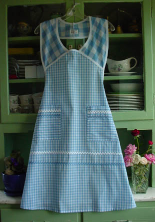 1940 in Blue Gingham 