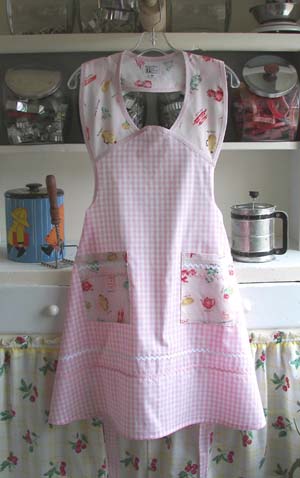 1940 in Pink Gingham and All in the Kitchen