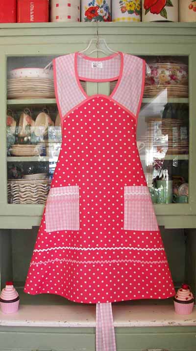 1940 in Pink Polka Dot and Pink Gingham 