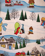 Christmas in Holiday Time apron