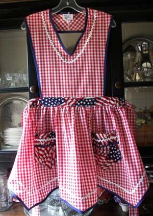 Victory 4th of July full apron